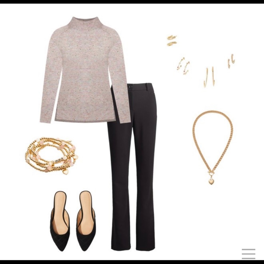 Loft Marisa Trouser Black Pants